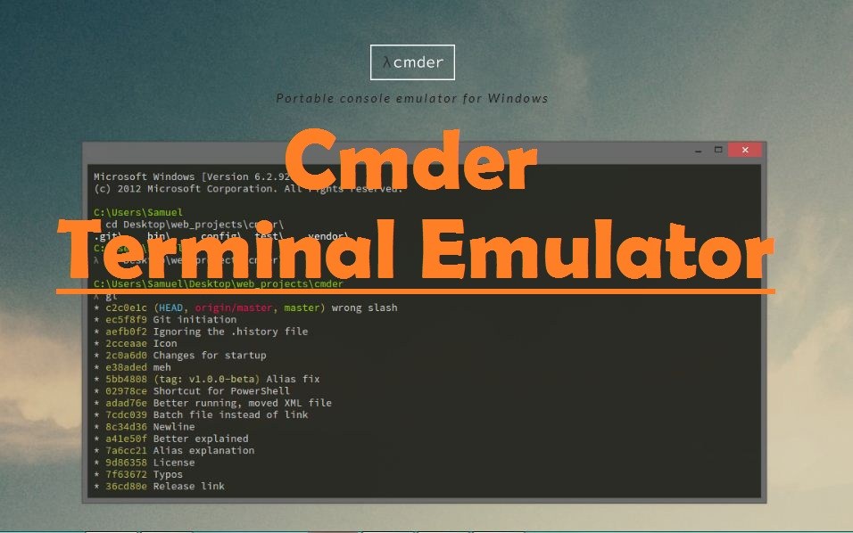 cmder emulator